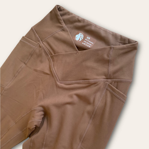 Crossover Leggings - Mocha