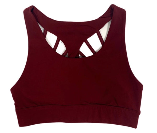 Empower Sports Bra - Maroon (Size Up)