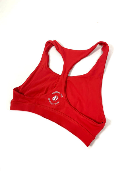Limitless Sports Bra - Fiery Red