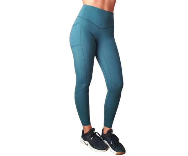 Empower Leggings - Blue Teal