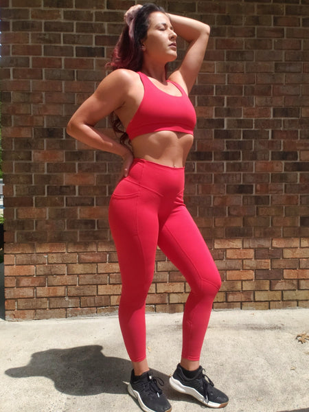 Limitless Leggings - Fiery Red