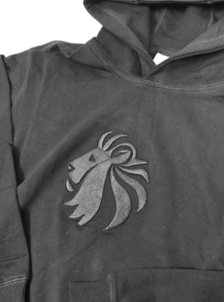 Fika Crop Hoodie - Black