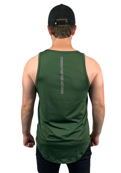 Ambition Training Tank - Dark Military Green
