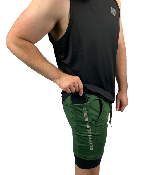 Ambition Liner Short 5” - Dark Military Green