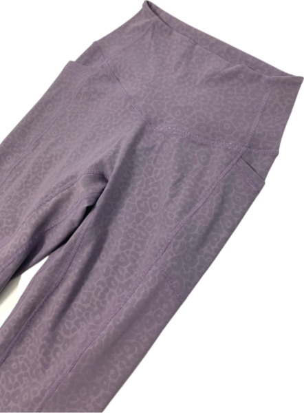 Empower Leggings - Lavender Leopard