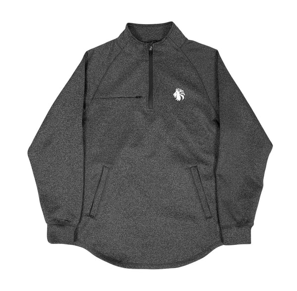 Elevate 1/4 Zip Pullover - Dark Heather Grey