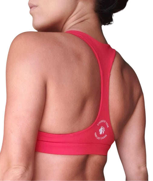Limitless Sports Bra - Fiery Red