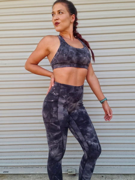 Limitless Leggings - Stormy Night Tie-Dye